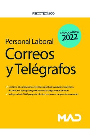 PSICOTÉCNICO PERSONAL LABORAL DE CORREOS Y TELÉGRAFOS