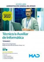 TEST BLOQUE II, III, IV + SUPUESTOS PRACT. TÉCNICO AUXILIAR DE INFORMÁTICA (ACCESO LIBRE) ADMINISTRACIÓN GENERAL DEL ESTADO