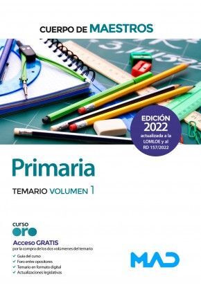 CUERPO DE MAESTROS PRIMARIA TEMARIO VOL.1