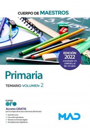 CUERPO DE MAESTROS PRIMARIA TEMARIO VOL.2