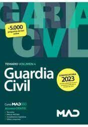 TEMARIO VOLUMEN 4 GUARDIA CIVIL