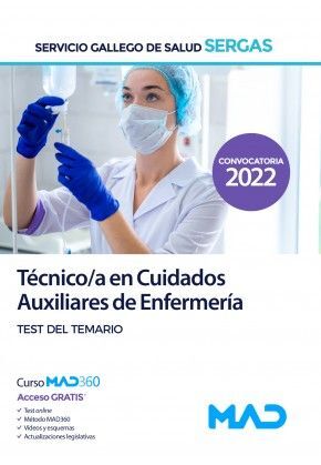 TEST AUXILIARES DE ENFERMERÍA DEL SERVICIO GALLEGO DE SALUD (SERGAS).