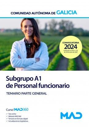 TEMARIO GENERAL FUNCIONARIO SUBGRUPO A1. XUNTA 2024