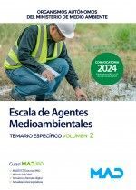 TEMARIO ESPECÍFICO VOL 2 ESCALA AGENTES MEDIOAMBIENTALES 2024