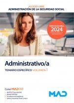 TEMARIO ESPECÍFICO 1 ADMINISTRATIVO SEGURIDAD SOCIAL