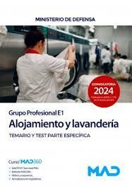 TEMARIO Y TEST PARTE ESPECIFICA ALOJAMIENTO Y LAVANDERÍA GRUPO PROFESIONAL E1 MINISTERIO DEFENSA