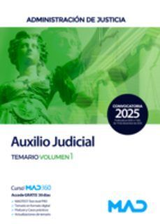 AUXILIO JUDICIAL VOLUMEN 1 2025 ADMINISTRACION JUSTICIA