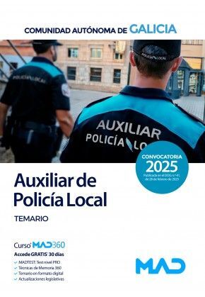 TEMARIO AUXILIAR DE LA POLICÍA LOCAL