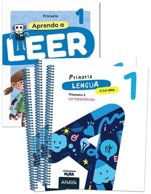 LENGUA 1. A LA UNA. + INCLUYE APRENDO A LEER CON DETECTIVES DEL RECREO