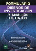 FORMULARIO DE DISEÑOS DE INVESTIGACIÓN Y ANÁLISIS DE DATOS