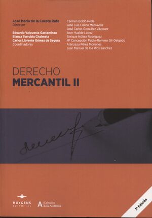 DERECHO MERCANTIL II