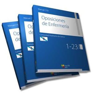 MANUAL CTO OPOSICIONES DE ENFERMERIA COMUNIDAD DE GALICIA. 3 VOLS