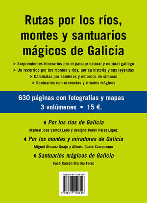 RUTAS POR LOS RÍOS, MONTES Y SANTUARIOS MÁGICOS DE GALICIA (3 VOLS.)