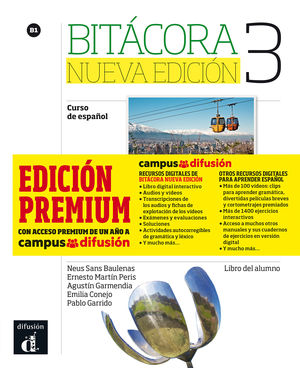 BITACORA 3.CURSO DE ESPAÑOL. ALUMNO+CD+CAMPUS @ (PREMIUM)
