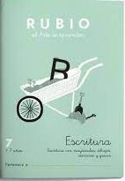 RUBIO. ESCRITURA 7 (7 AÑOS)
