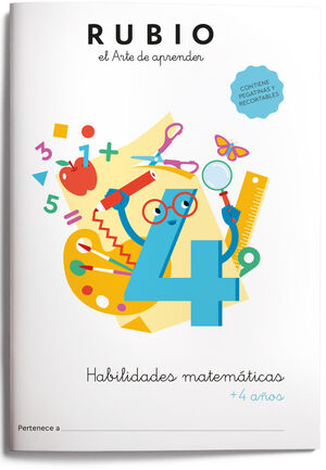 HABILIDADES MATEMÁTICAS 4 AÑOS. CUADERNO RUBIO