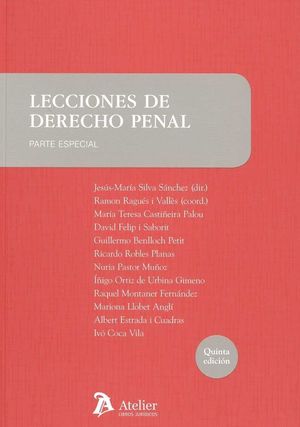 LECCIONES DE DERECHO PENAL. PARTE ESPECIAL. 5ª EDICIÓN