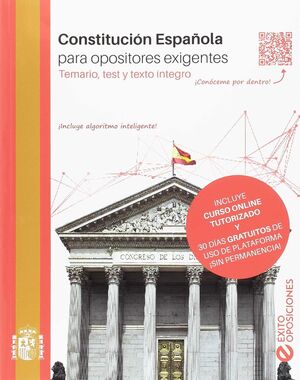 CONSTITUCIÓN ESPAÑOLA PARA OPOSITORES EXIGENTES