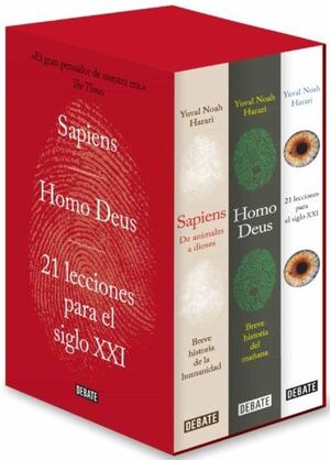 ESTUCHE CON: SAPIENS  HOMO DEUS  21 LECCIONES PARA EL SIGLO XXI