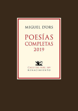 POESÍAS COMPLETAS 2019