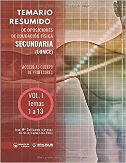 TEMARIO RESUMIDO OPOSICIONES EDUCACION FISICA SECUNDARIA