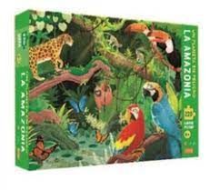 LA AMAZONIA. UN PLANETA EN PELIGRO. 220 PIEZAS. CON PUZZLE. EDIC. ILUSTRADO (ESPAÑOL)
