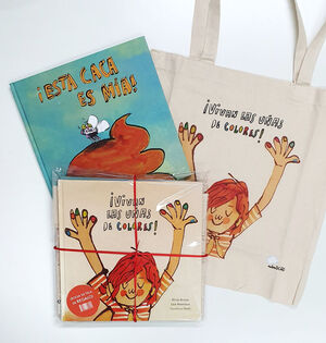 PACK GUSTI (ESTA CACA E MIA + VIVA UÑAS COLORES + BOLSA)