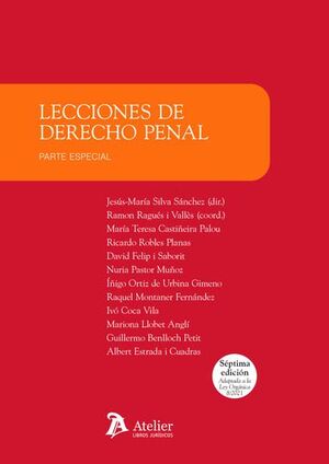 LECCIONES DE DERECHO PENAL. PARTE ESPECIAL (7ª EDICIÓN)