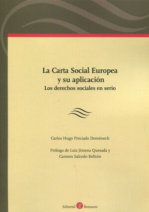 CARTA SOCIAL EUROPEA Y SU APLICACION.