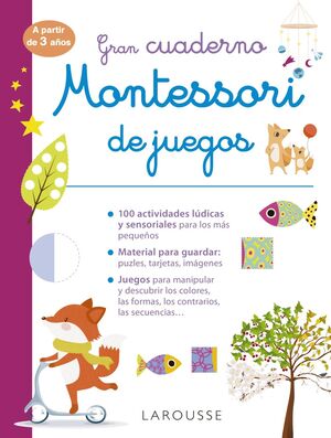 GRAN CUADERNO MONTESSORI DE JUEGOS + 3 AÑOS