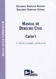 MANUAL DE DERECHO CIVIL, CURSO I