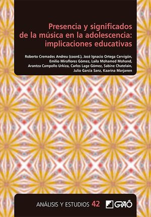 PRESENCIA Y SIGNIFICADOS DE LA MÚSICA EN LA ADOLESCENCIA: IMPLICACIONES EDUCATIV