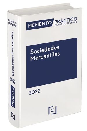 MEMENTO SOCIEDADES MERCANTILES 2022