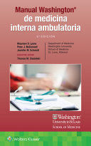 MANUAL WASHINGTON DE MEDICINA INTERNA AMBULATORIA. 3ª ED. 2023