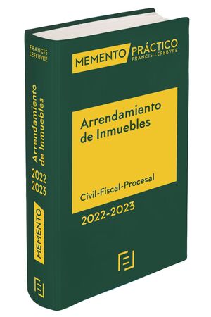 MEMENTO ARRENDAMIENTO DE INMUEBLES 2022-2023