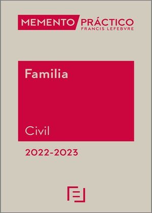 MEMENTO PRÁCTICO FAMILIA (CIVIL) 2022-2023