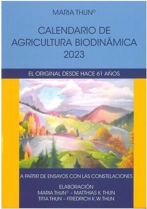 2023 CALENDARIO DE AGRICULTURA BIODINAMICA