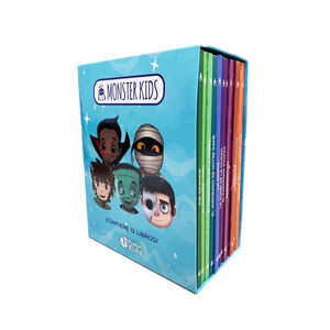 PACK MONSTER KIDS ( 12 LIBROS:FRANKENSTEIN/ DRÁCULA/PIE GRANDE/ HOMBRE INVISIBLE/ ZOMBI DE LA CIUDAD/ OGRO DE LA COLINA/
