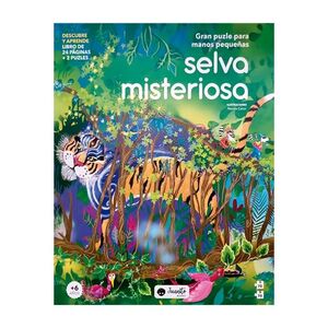 GRAN PUZLE PARA MANOS PEQUEÑAS. SELVA MISTERIOSA + LIBRO