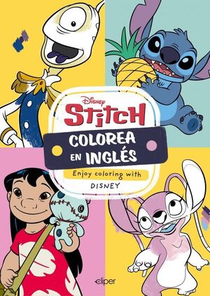 COLOREA EN INGLÉS CON LILO & STITCH (ENJOY COLORING WITH DISNEY)