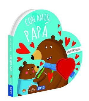 CON AMOR, PAPÁ       (LIBROS CON SILUETAS)