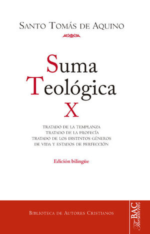 SUMA TEOLOGICA X.EDICION BILINGUE