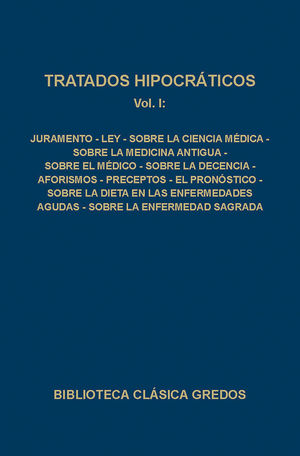 TRATADOS HIPOCRATICOS I