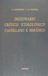 DICCIONARIO CRÍTICO ETIMOLÓGICO CASTELLANO E HISPÁNICO 2 (CE-F)