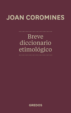 BREVE DICCIONARIO ETIMOLOGICO 2012