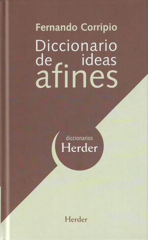 DICCIONARIO DE IDEAS AFINES. DICCIONARIO HERDER