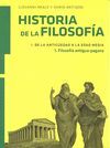 HISTORIA DE LA FILOSOFÍA I. DE LA ANTIGÜEDAD A LA EDAD MEDIA