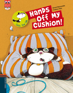 HANDS OFF MY CUSHION!. COCO THE CAT