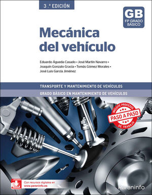 MECÁNICA DEL VEHÍCULO 3.ª EDICIÓN 2025