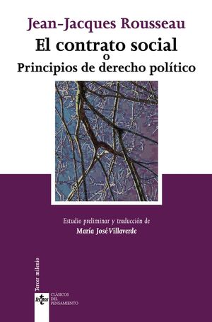 EL CONTRATO SOCIAL O PRINCIPIOS DE DERECHO POLÍTICO